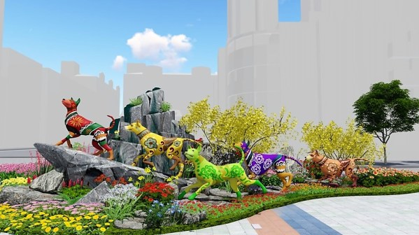 Đường hoa Nguyễn Huệ Mậu Tuất1