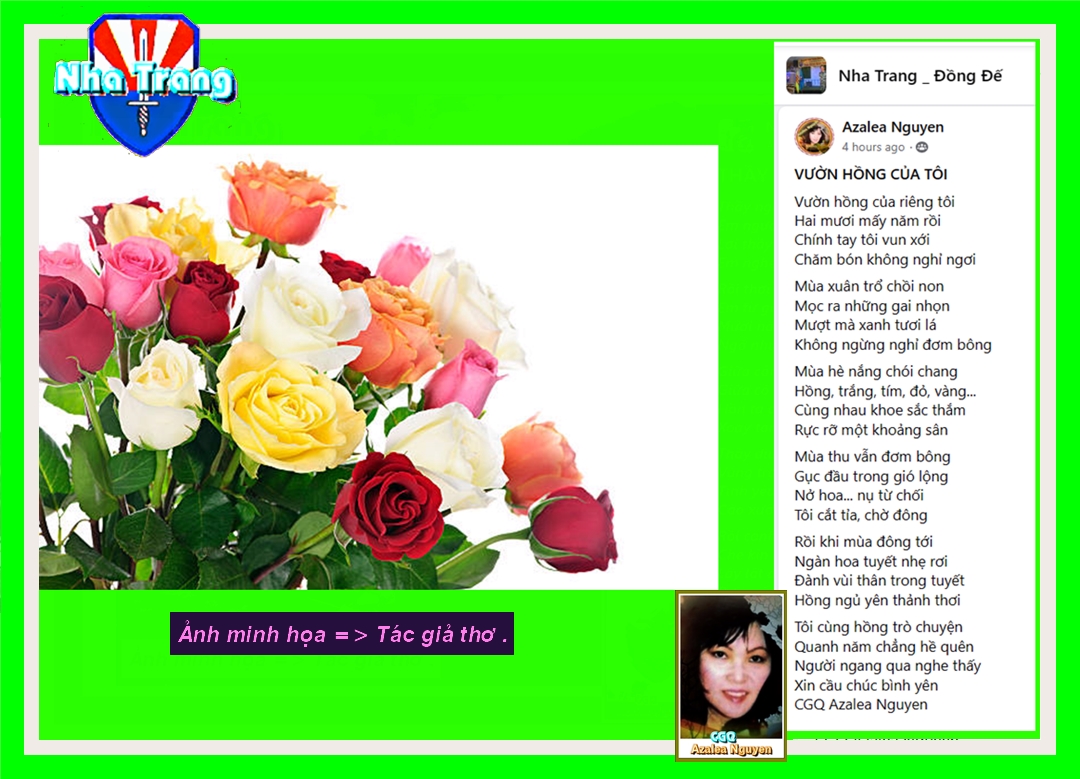 VƯỜN HỒNG CỦA TÔI