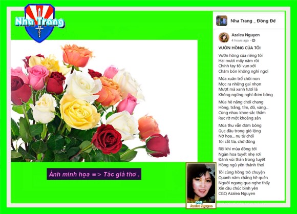 VƯỜN HỒNG CỦA TÔI